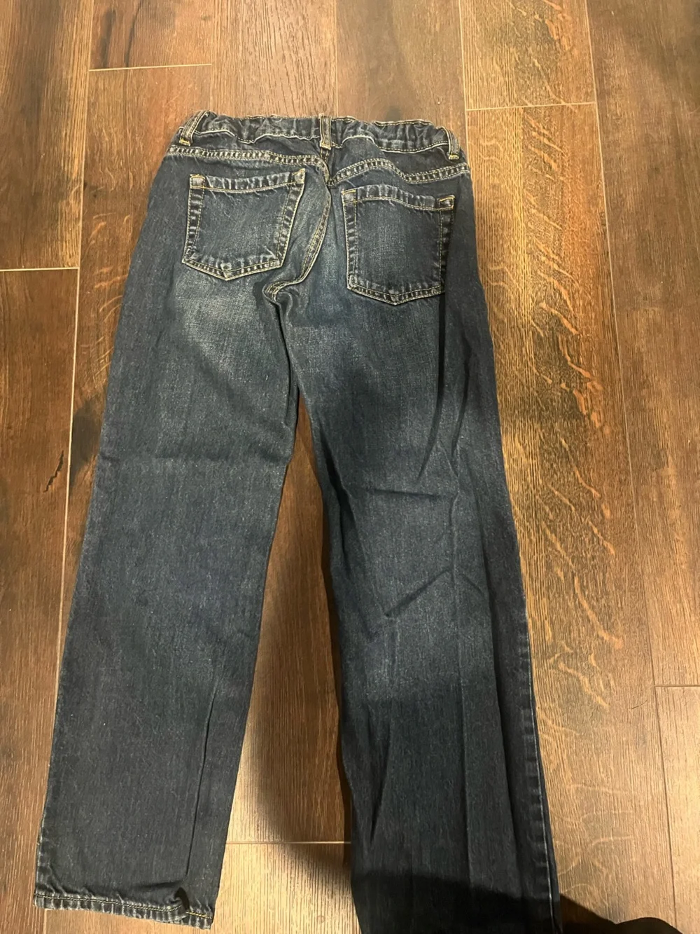 Old Navy Boys Dark Blue Straight-Leg Jeans
